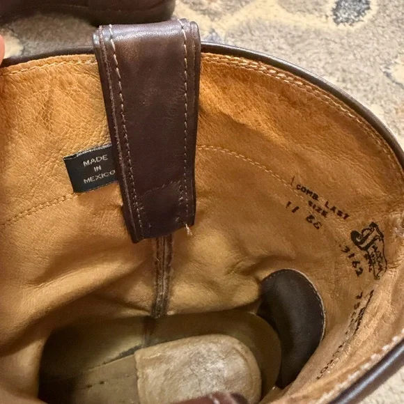 Justin brown cowboy boots men’s size 11 - Picture 3 of 5